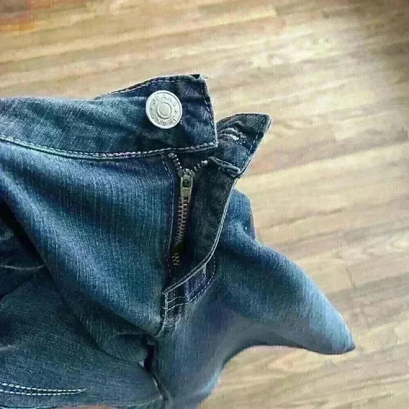 C-Jes Women's skinny jeans size 17 mid-rise stretch denim - Picture 5 of 9